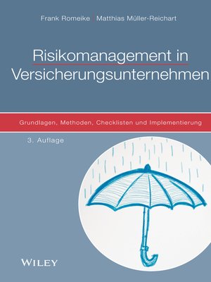 cover image of Risikomanagement in Versicherungsunternehmen